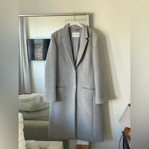 Aritzia Babaton wool & cashmere coat grey medium